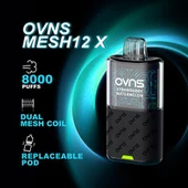 MESH12 X SYSTEM VAPE POD RHAGFLENWI 8000 pwff y gellir eu hamnewid